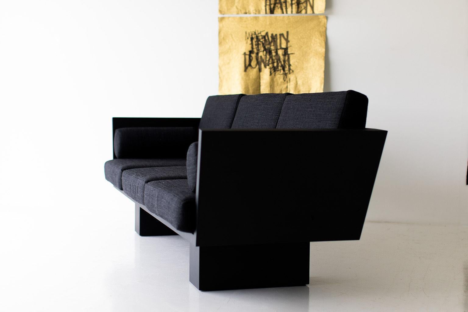 Suelo Modern Black Sofa For Sale 8