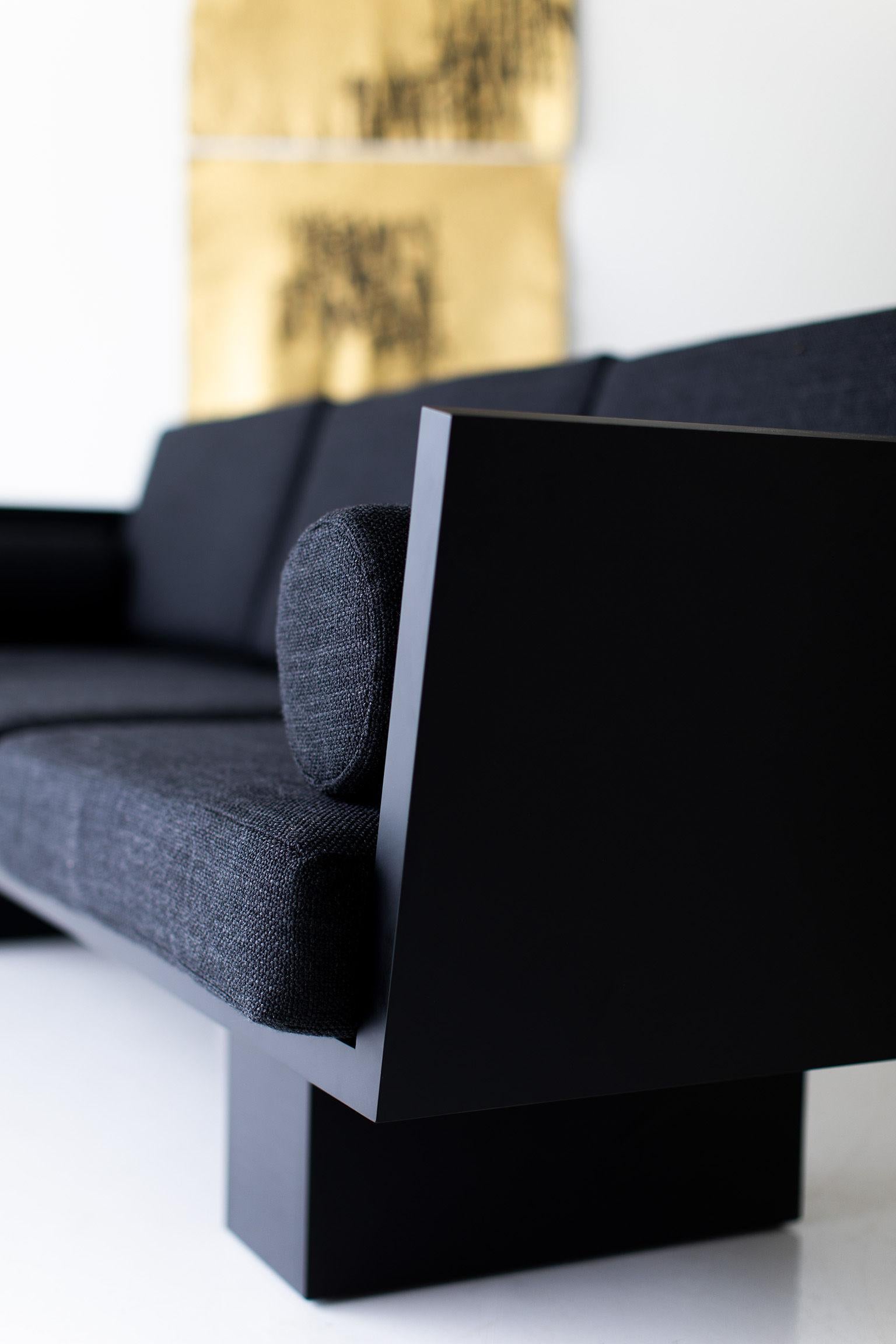 black modern sofas