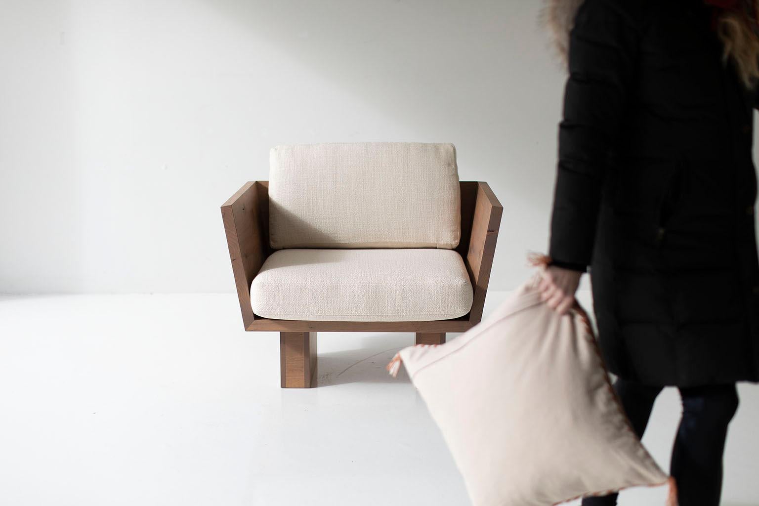 Nord-américain Fauteuil de salon moderne Suelo en vente