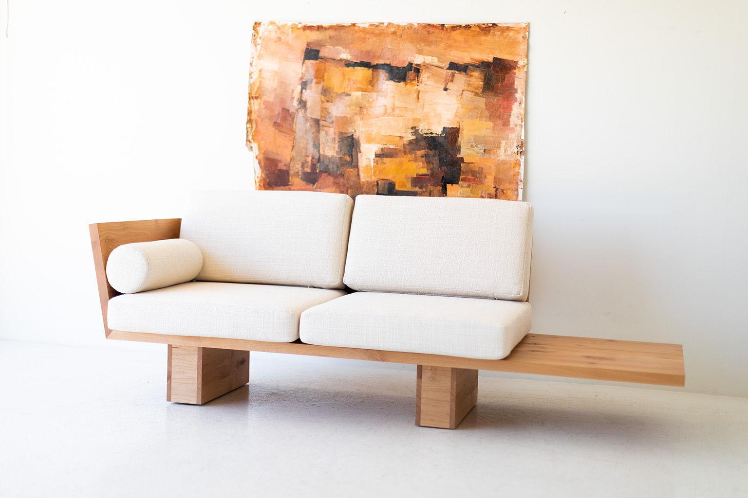 Contemporary Suelo Modern Loveseat For Sale