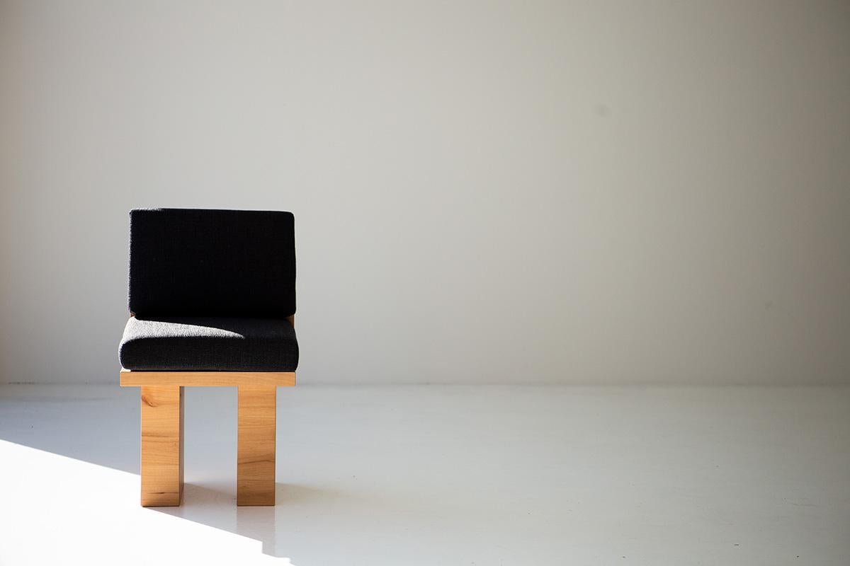 Moderne Suelo Modern Wood Dining Side Chair en vente