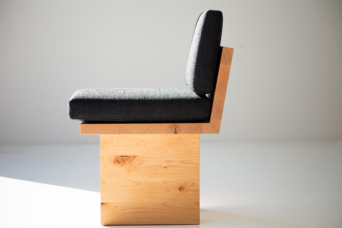 Suelo Modern Wood Dining Side Chair en vente 1