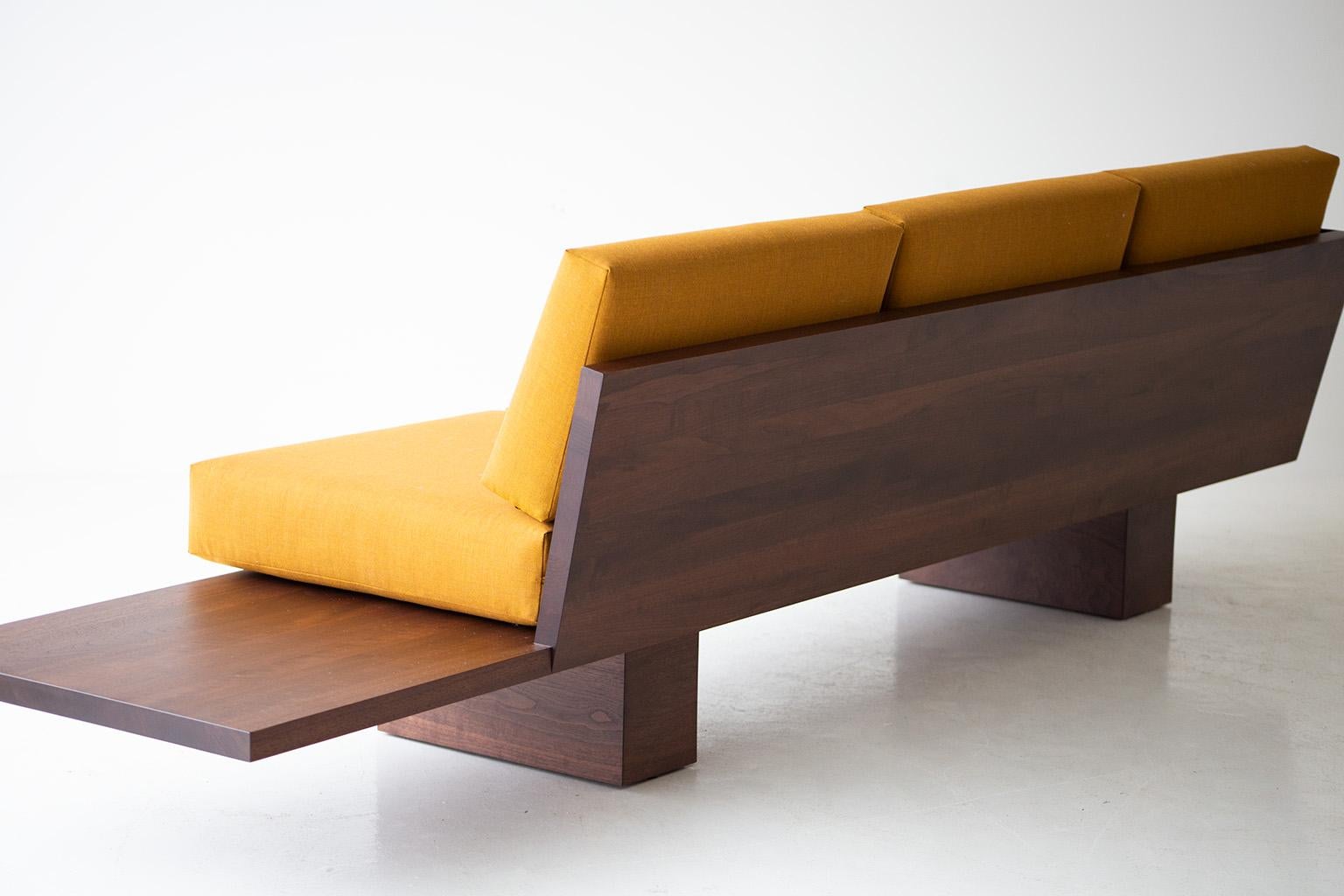 wooden minimalist sofa