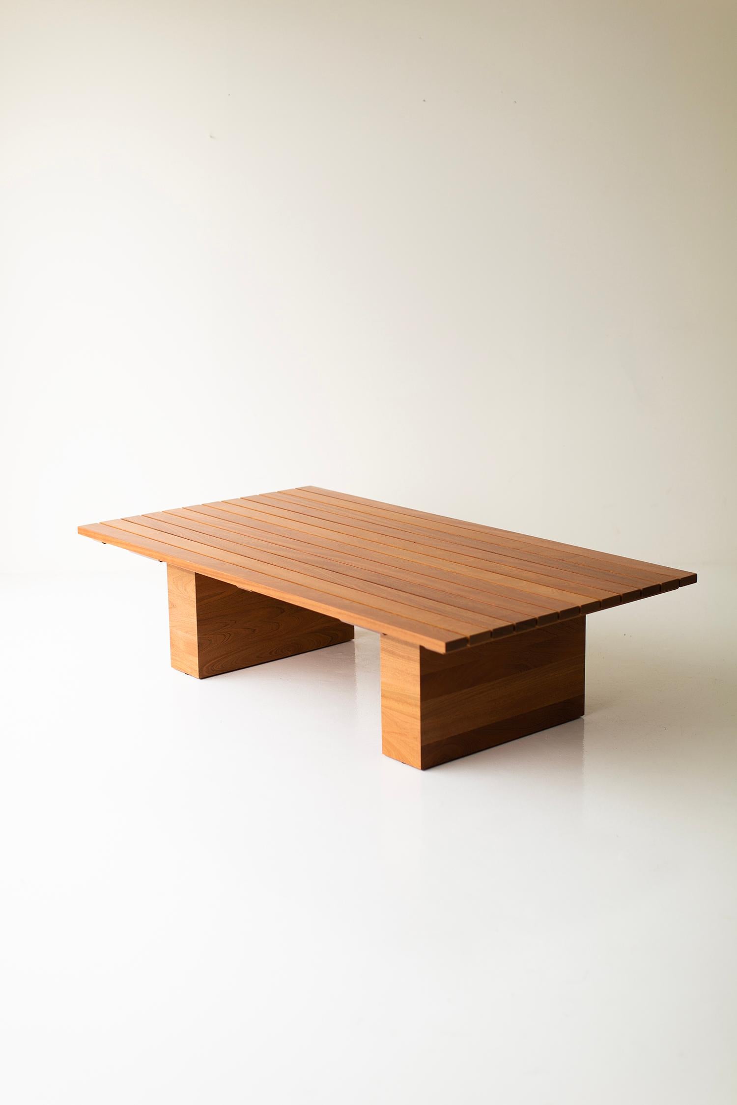 Contemporary Bertu Coffee Table, Outdoor Wood Coffee Table, Coffee Table, Suelo For Sale