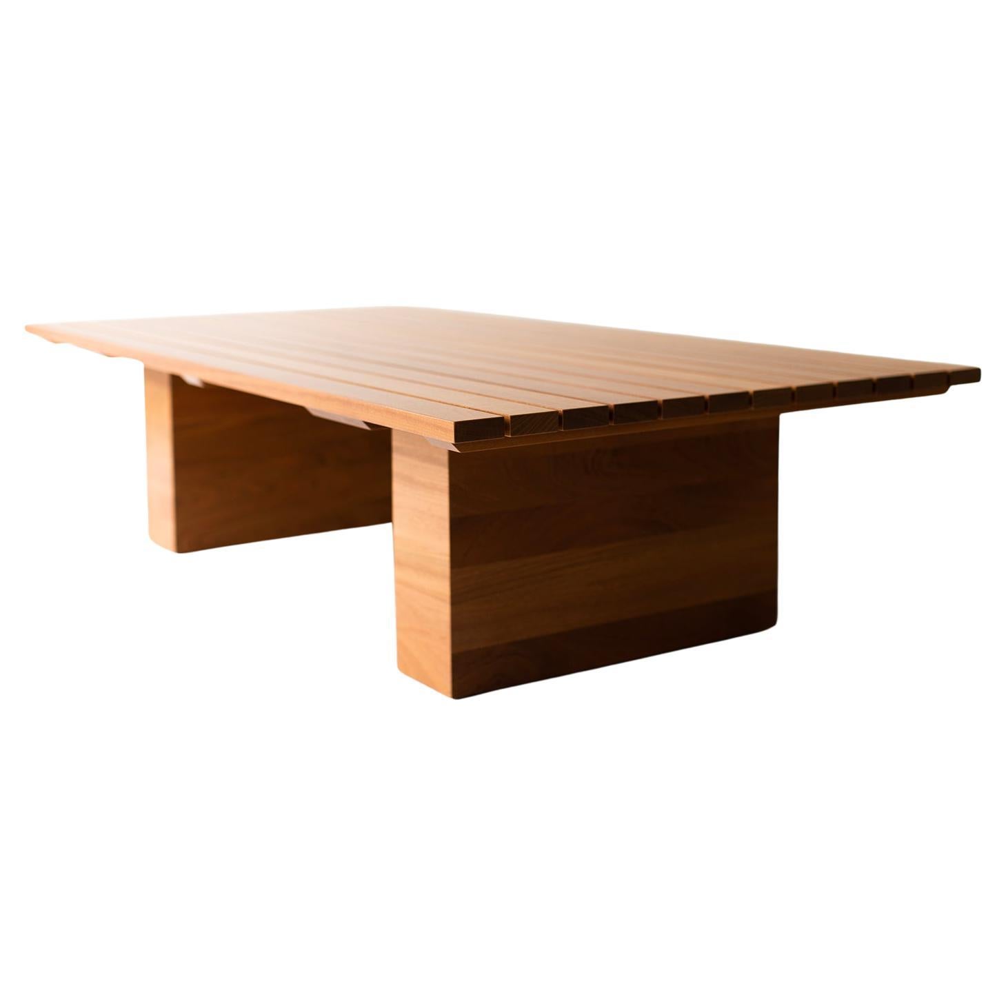 Tavolino da caffè Bertu, Tavolino da caffè in legno per esterni, Tavolino da caffè, Suelo
