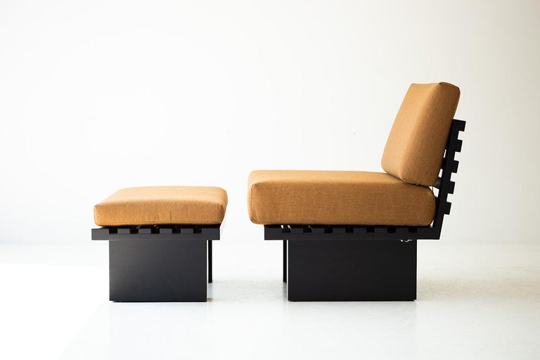 Suelo Slatted Outdoor Ottoman For Sale at 1stDibs