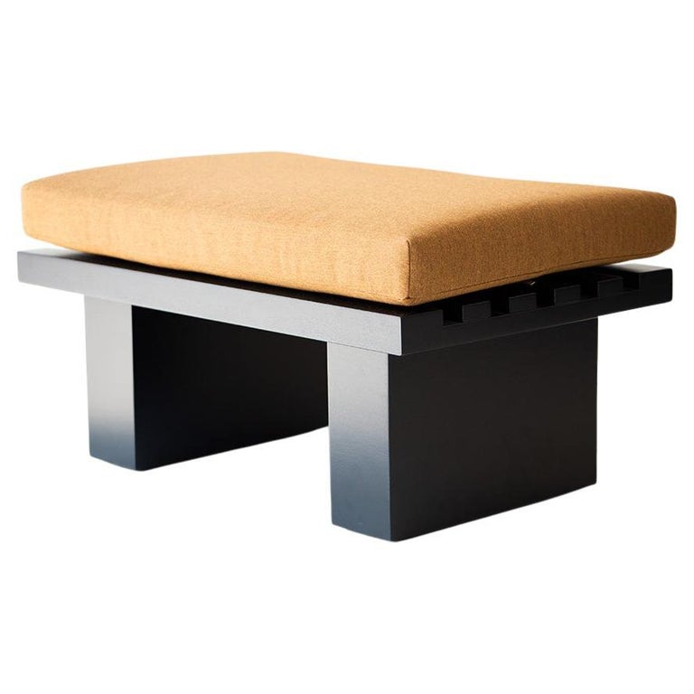 Suelo Slatted Outdoor Ottoman For Sale at 1stDibs