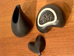 Sugar and Cream Black Ceramic Set