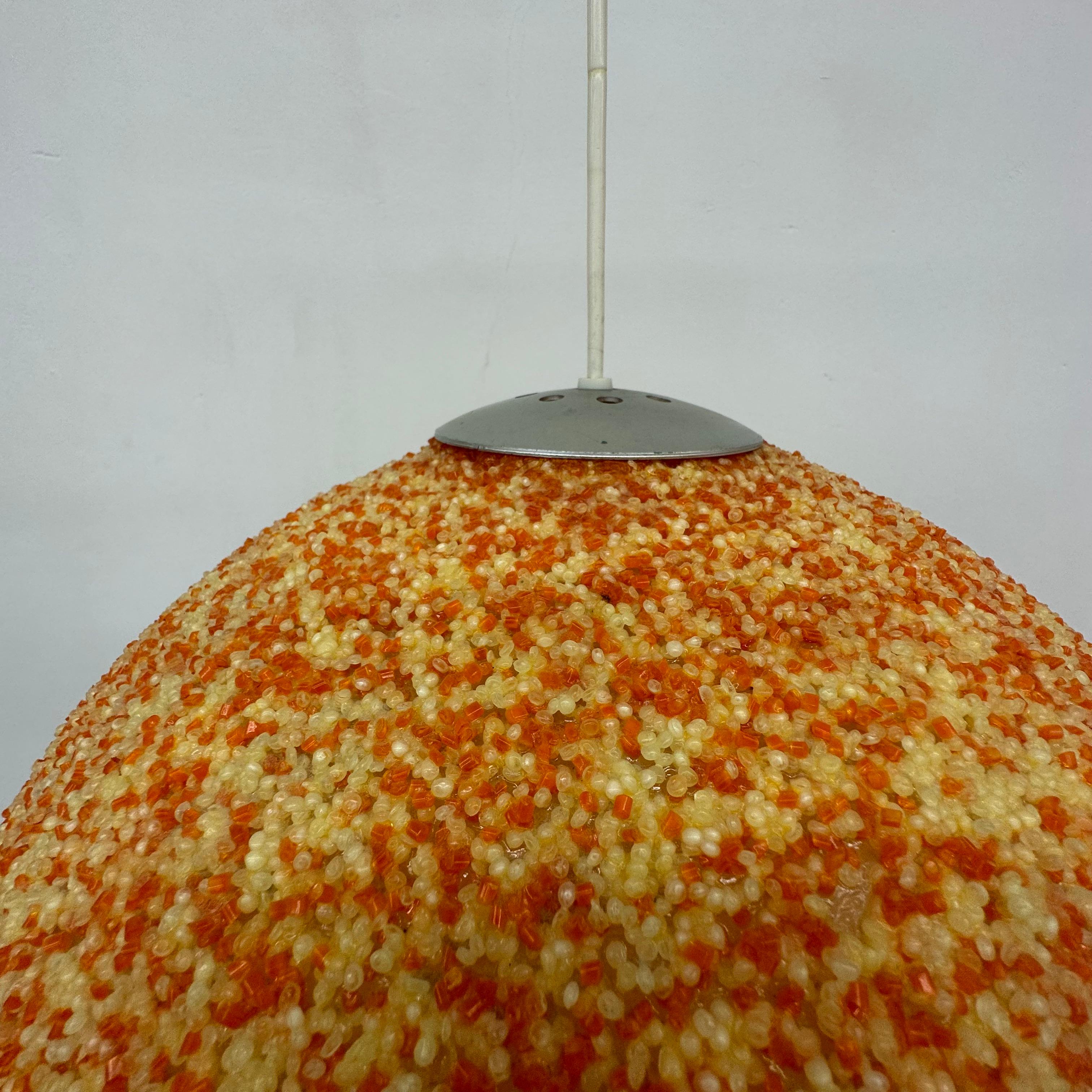Sugar Ball hanging lamp by John & Sylvia Reid for Rotaflex, 1970’s For Sale 13