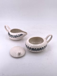 Sugar & Creamer Atomic Age Serving Set of by Metlox of California
