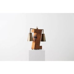 Zucker-Ahorn-Wurzelholz-Lampe