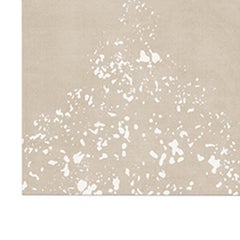 Modern Sugar Botanic Silk Rug by Caffe Latte