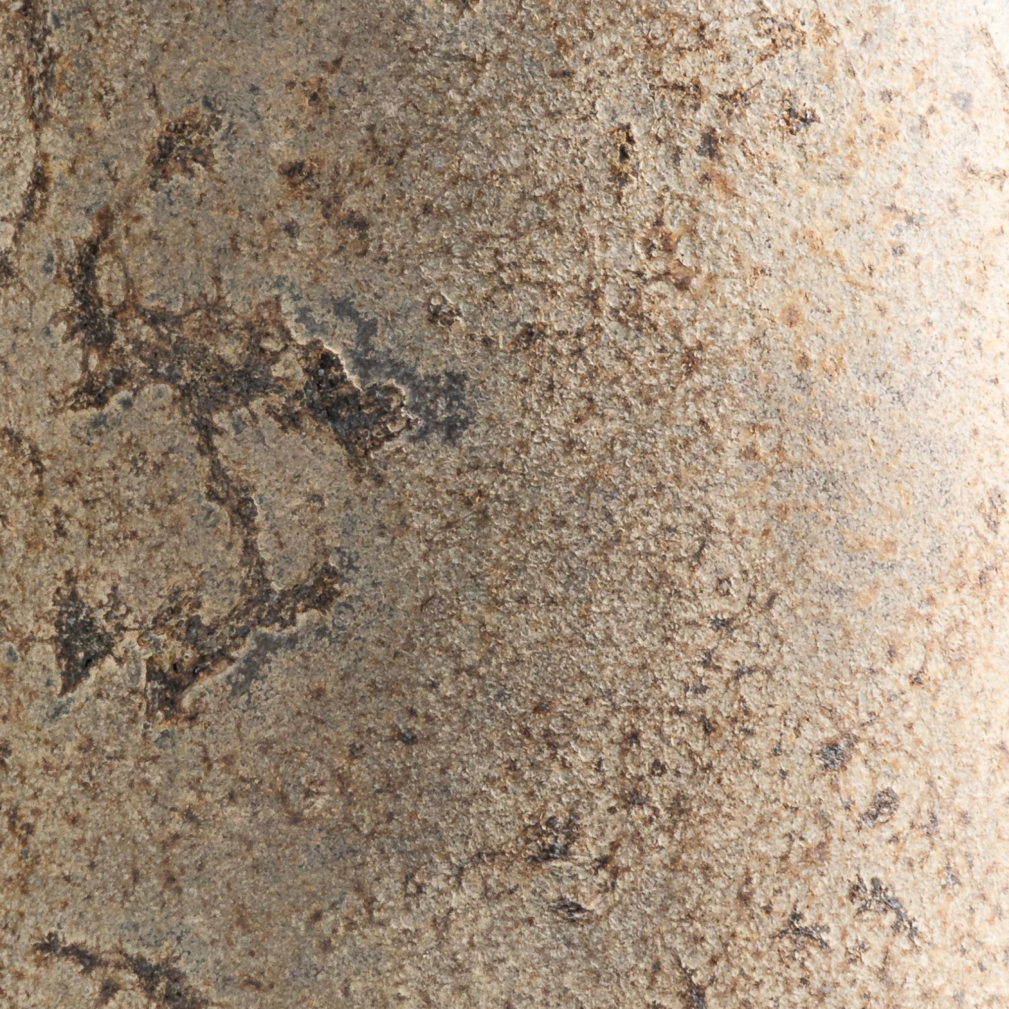 Fatto a mano Vaso di zucchero, terracotta strutturata fatta a mano in grigio rustico in vendita