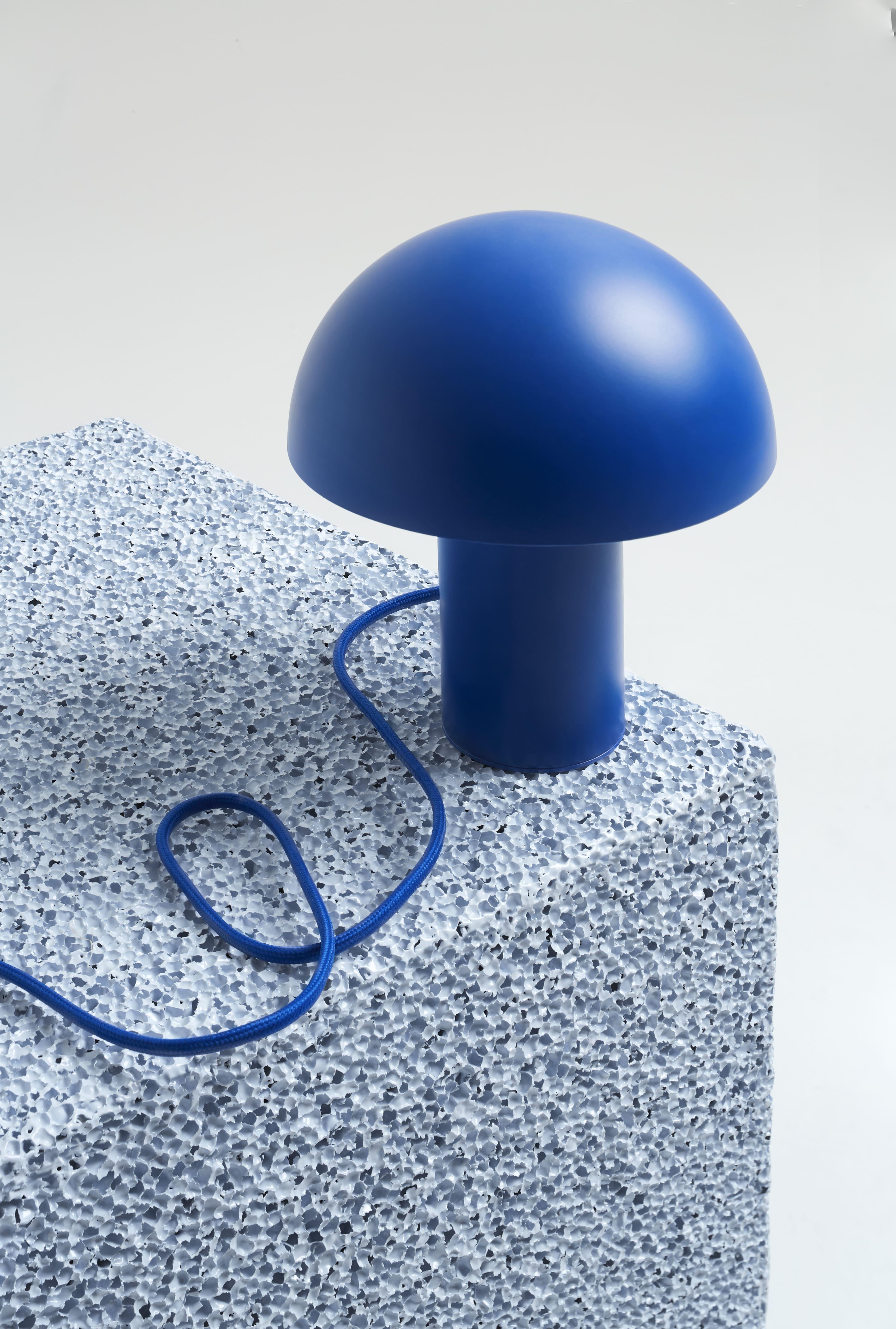 British SugarCubes Blue Side Table/Seating For Sale