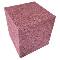 Table d'appoint/assise rose SugarCubes