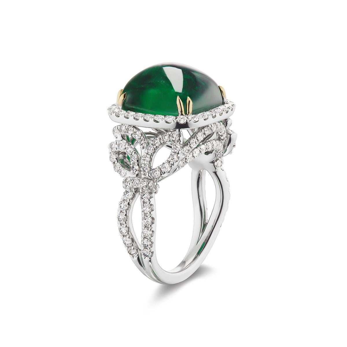 sugarloaf emerald ring