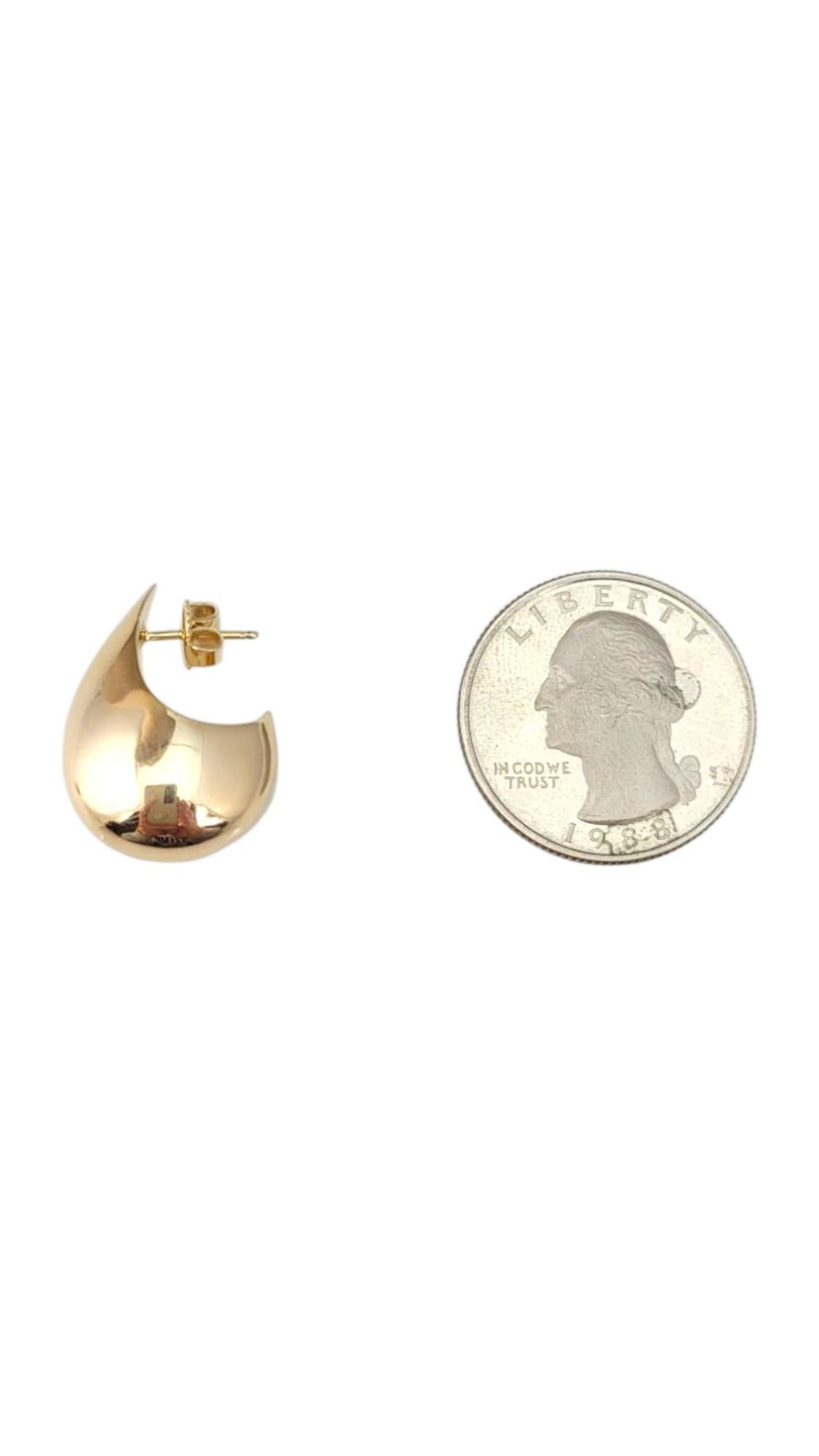 Boucles d'oreilles Sugarman en or jaune 14K à croissant #21742 en vente 2