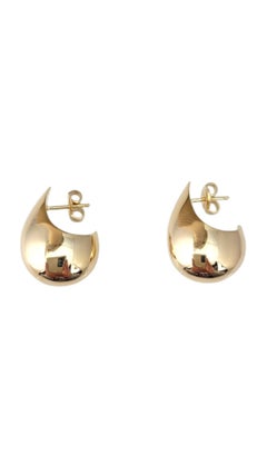 Boucles d'oreilles Sugarman en or jaune 14K à croissant #21742