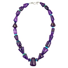 Sugilite Beaded Necklace by Bruce Eckhardt