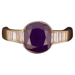 Rare Sugilite Reserve Collection: Sugilite Lusso Riservato Ring in 18k Gold