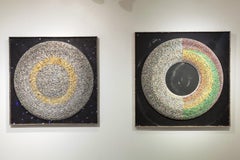 "Absence of Wordly Desire " 3D Mandala in paper 55x55x5 inches