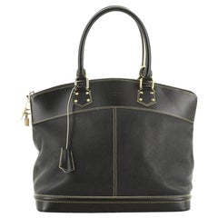 Louis Vuitton Monogram Lockit Oriental Handbag M40104 Brown PVC