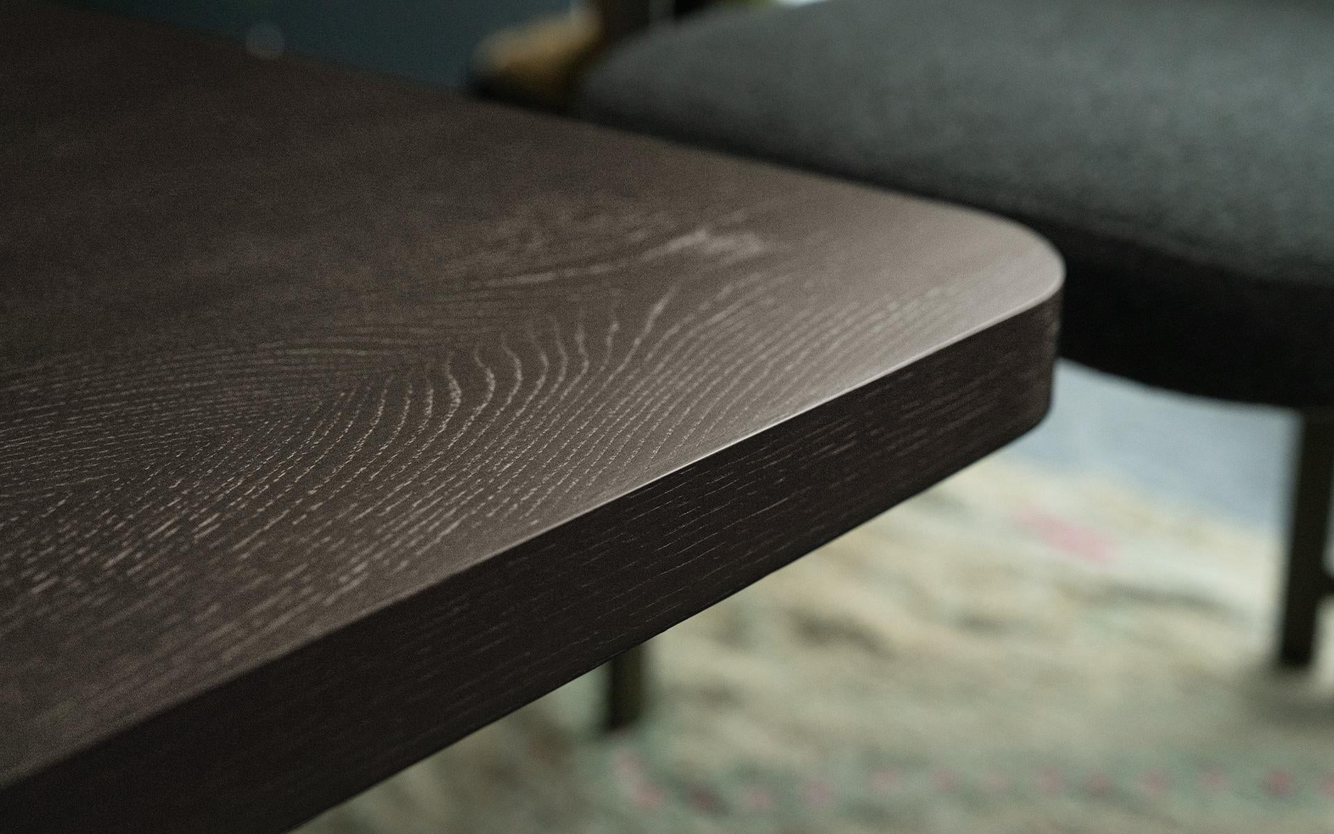 Sui Coffee Table adds a distinguished touch to your living spaces with its warm and natural texture. Offering both a modern and inviting design with its rectangular form and softened corners, this coffee table brings together visuality and ease of
