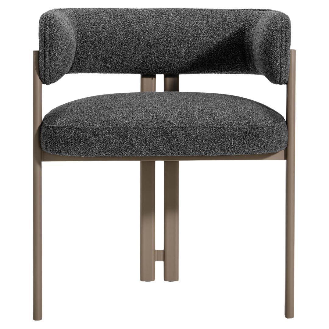 Silla de Comedor Sui Con Pata de Metal Pintada Estática
