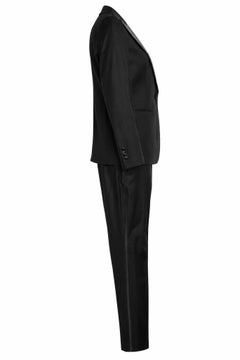 Suistudio, black tuxedo suit