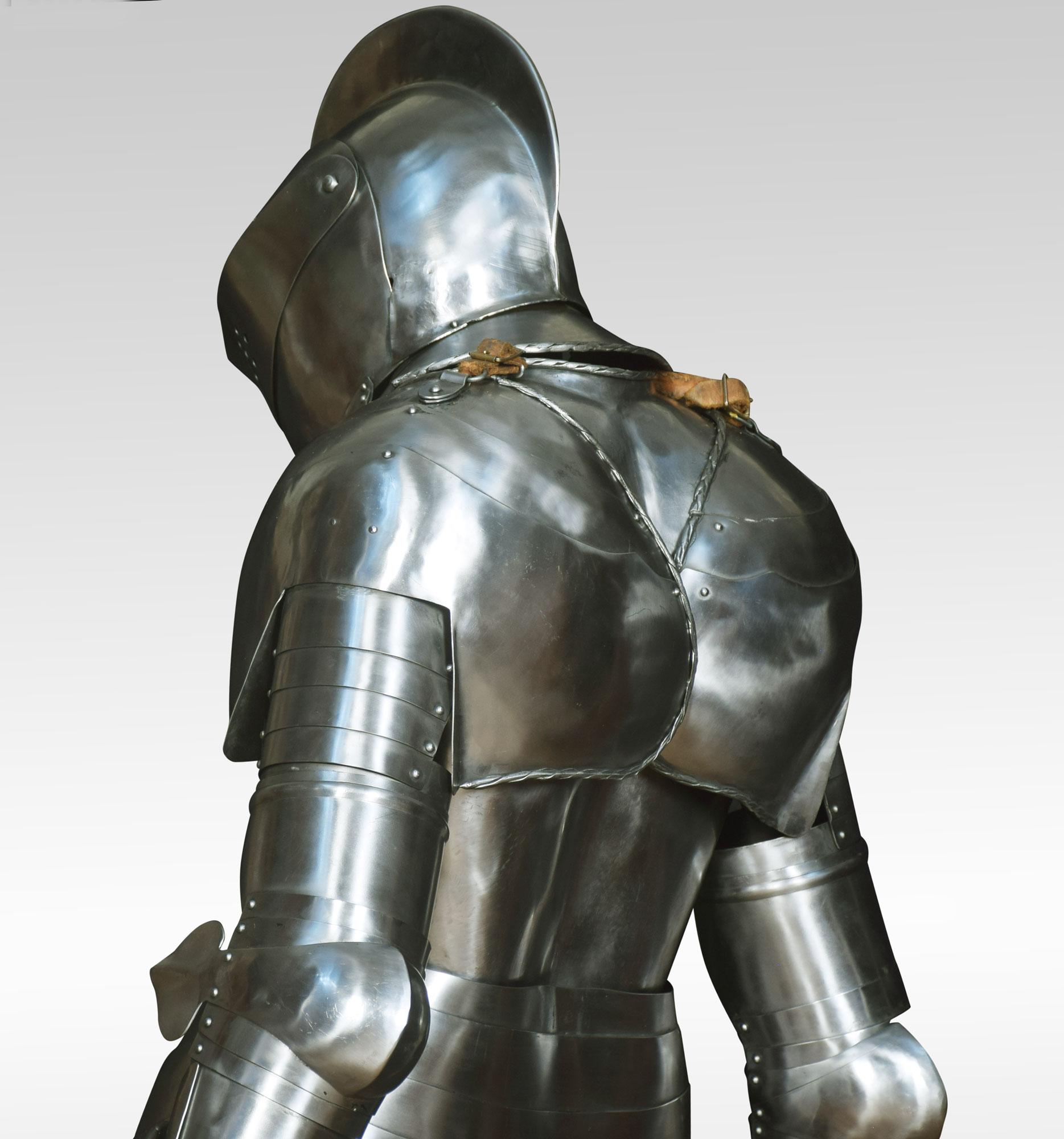 Suit of 16th Century Style Armour For Sale 5