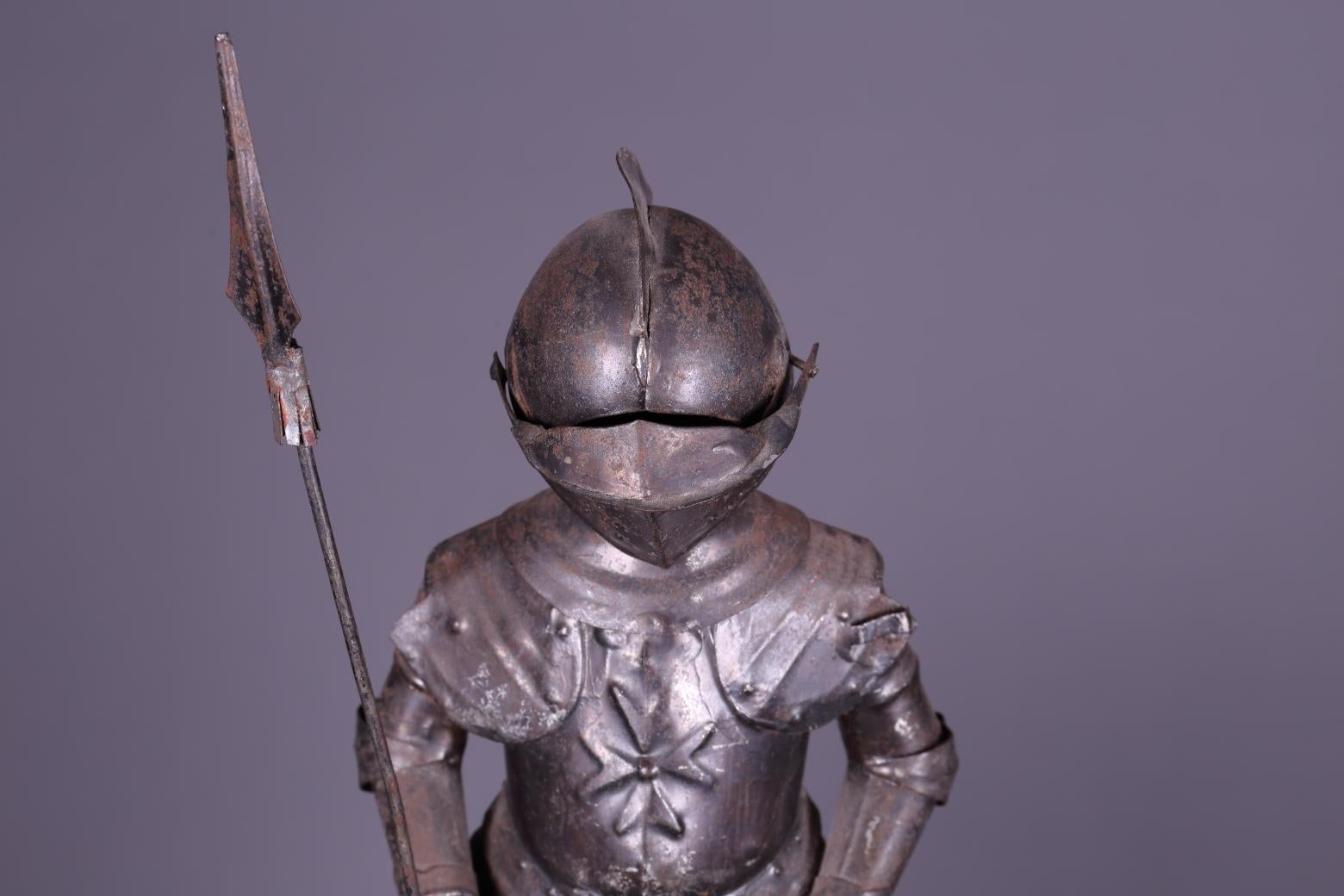 Medieval Suit of Armour, Miniature Model of the Knights of Malta For Sale