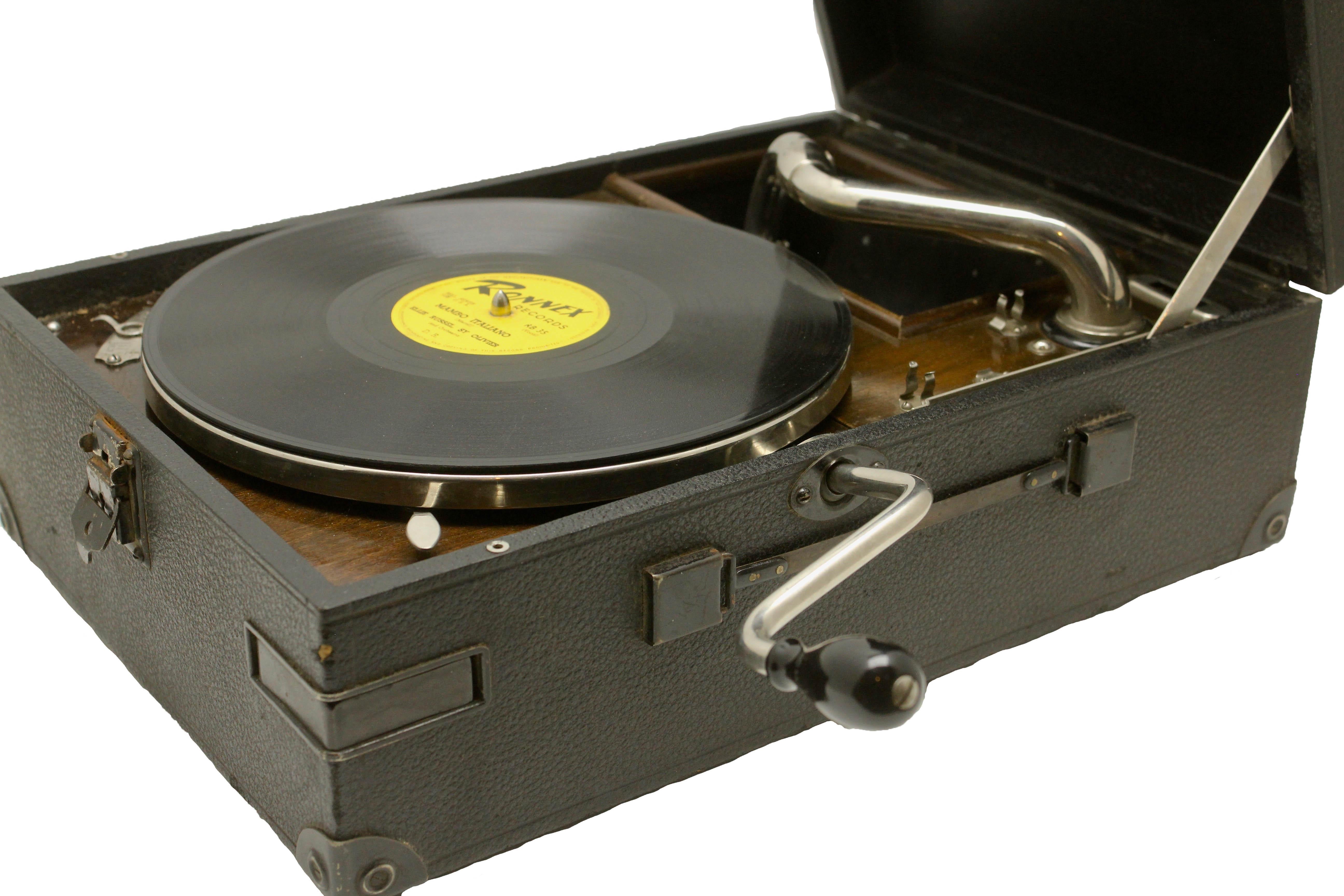 Mallette gramophone 