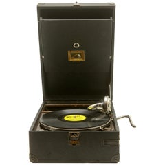 Valise Gramophone "La Voix de son Maître" Modèle HMV 101