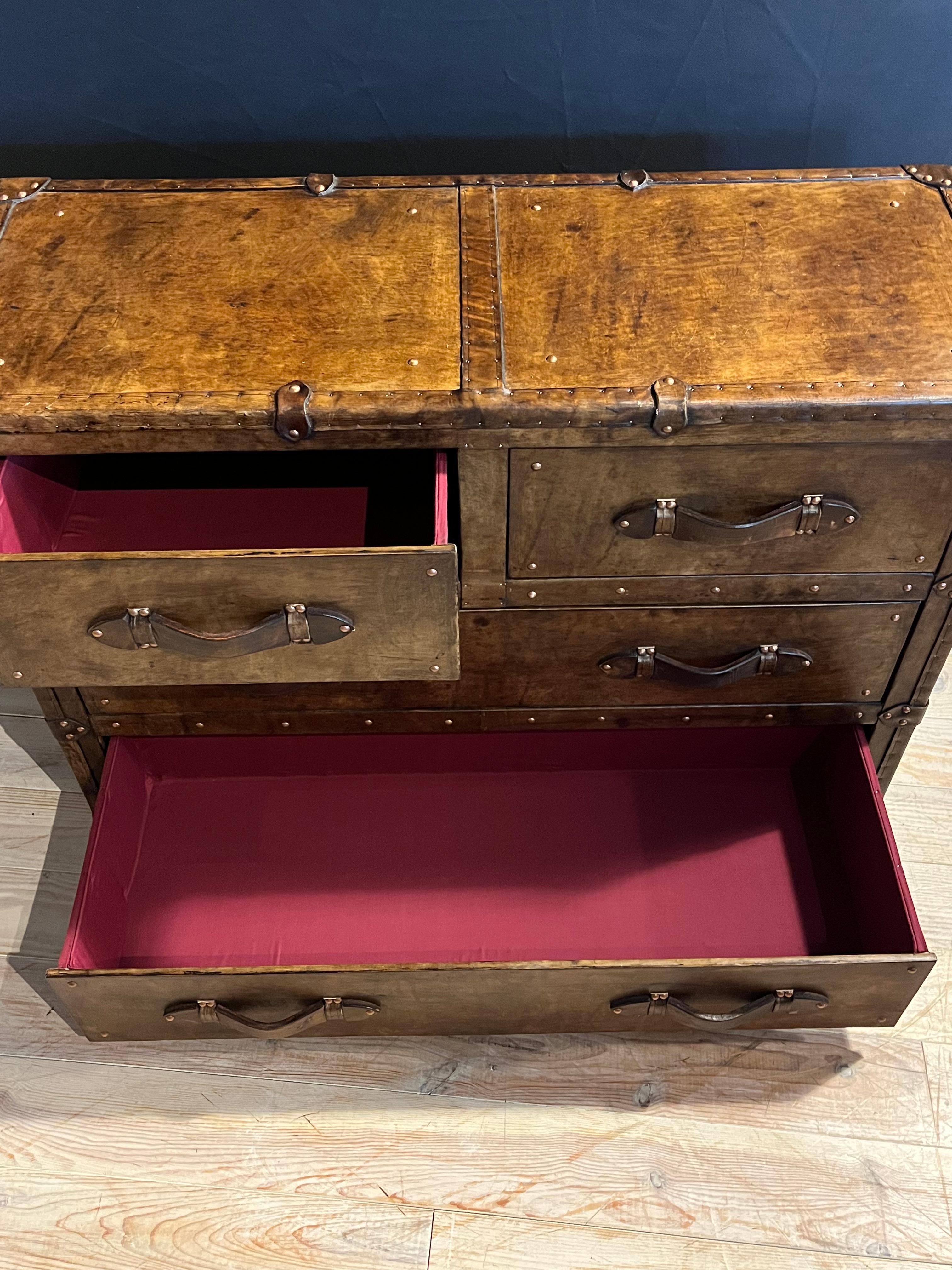 suitcase chest of drawers