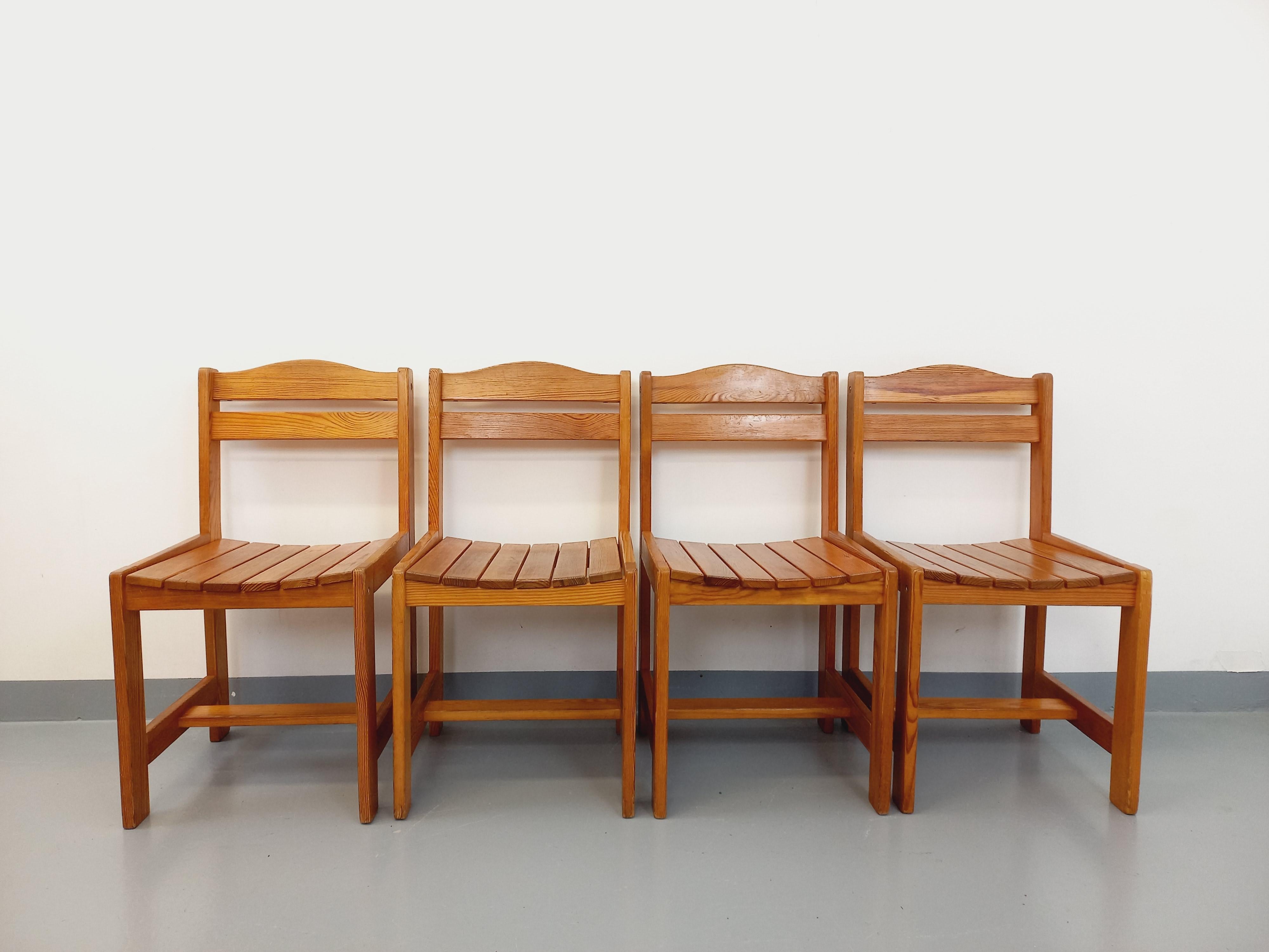 Suite von 4 Liegestühlen im Vintage-Stil aus den 70er Jahren im Angebot 3