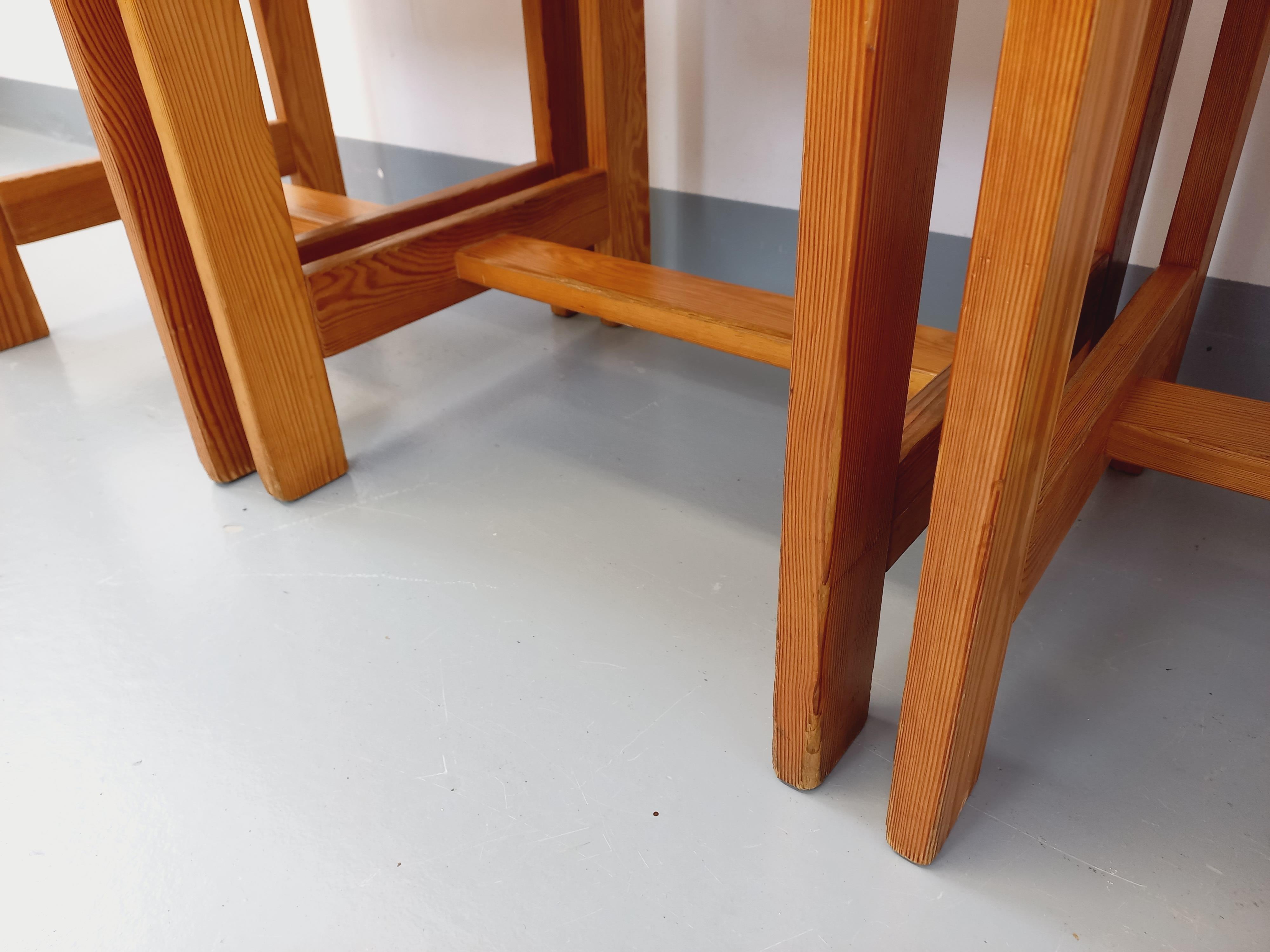 Suite von 4 Liegestühlen im Vintage-Stil aus den 70er Jahren im Angebot 5