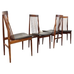 Suite de 4 Liegesessel im Vintage-Stil scandinave palissandre Ernst Martin Dettinger