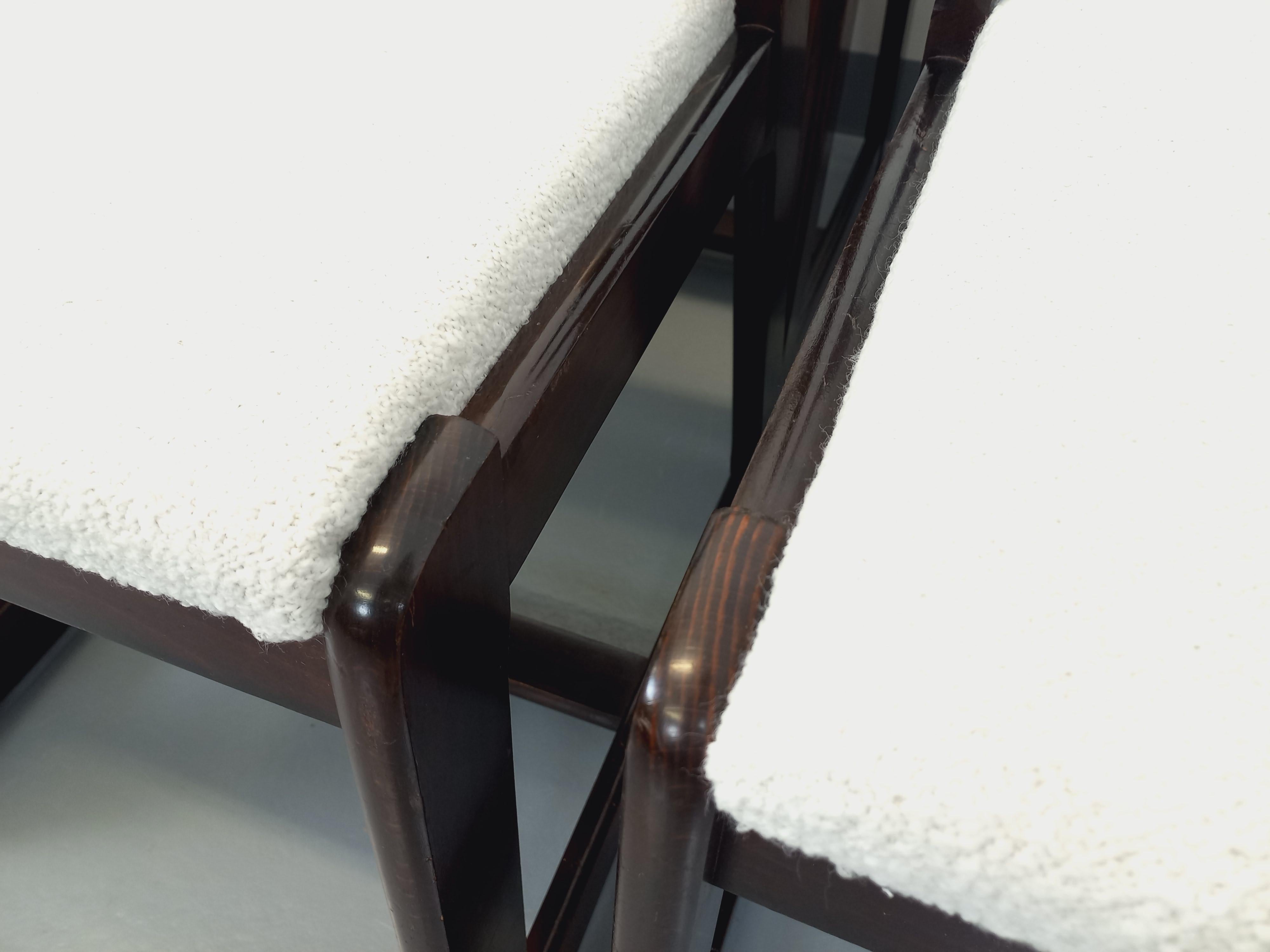 Suite de 6 chaises italiennes traîneau vintage de Willy Rizzo pour Mario Sabot en vente 8