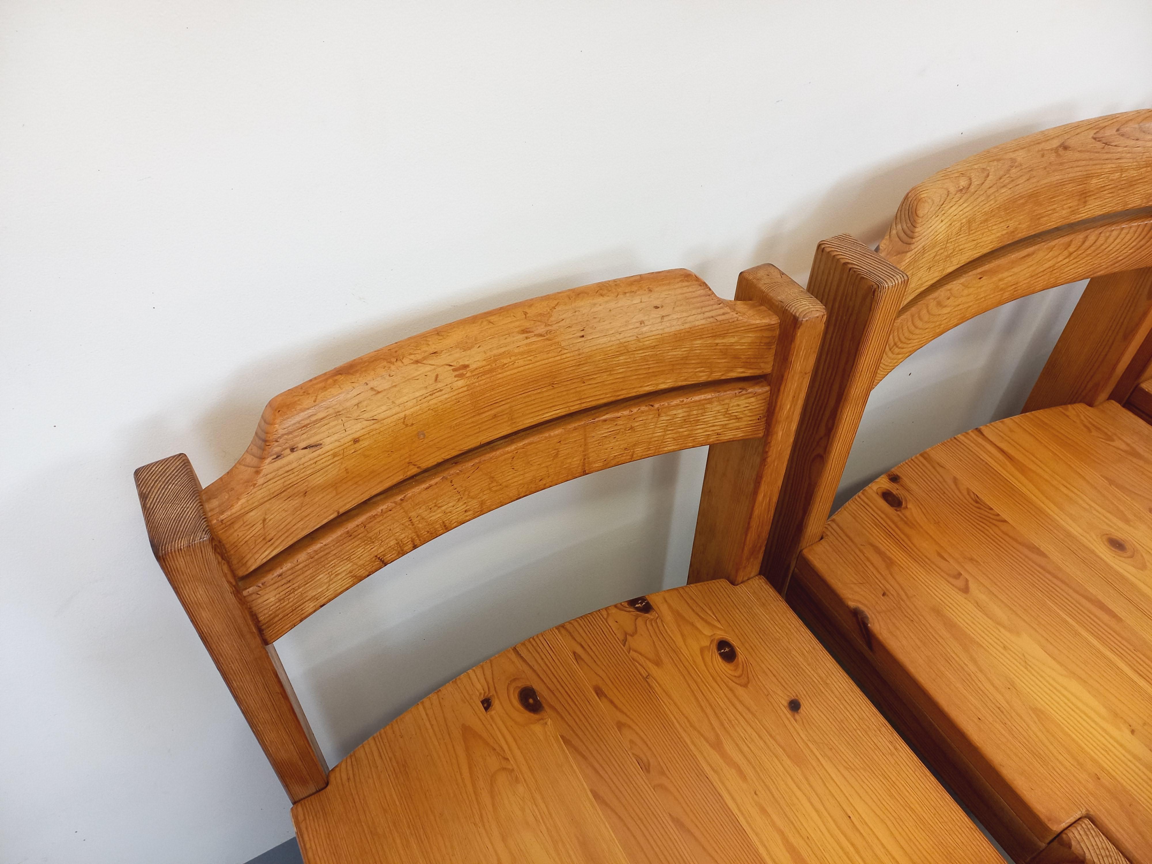 Suite de 8 chaises scandinaves vintage Ilmari Tapiovaara pour Asko en pin en venta 6