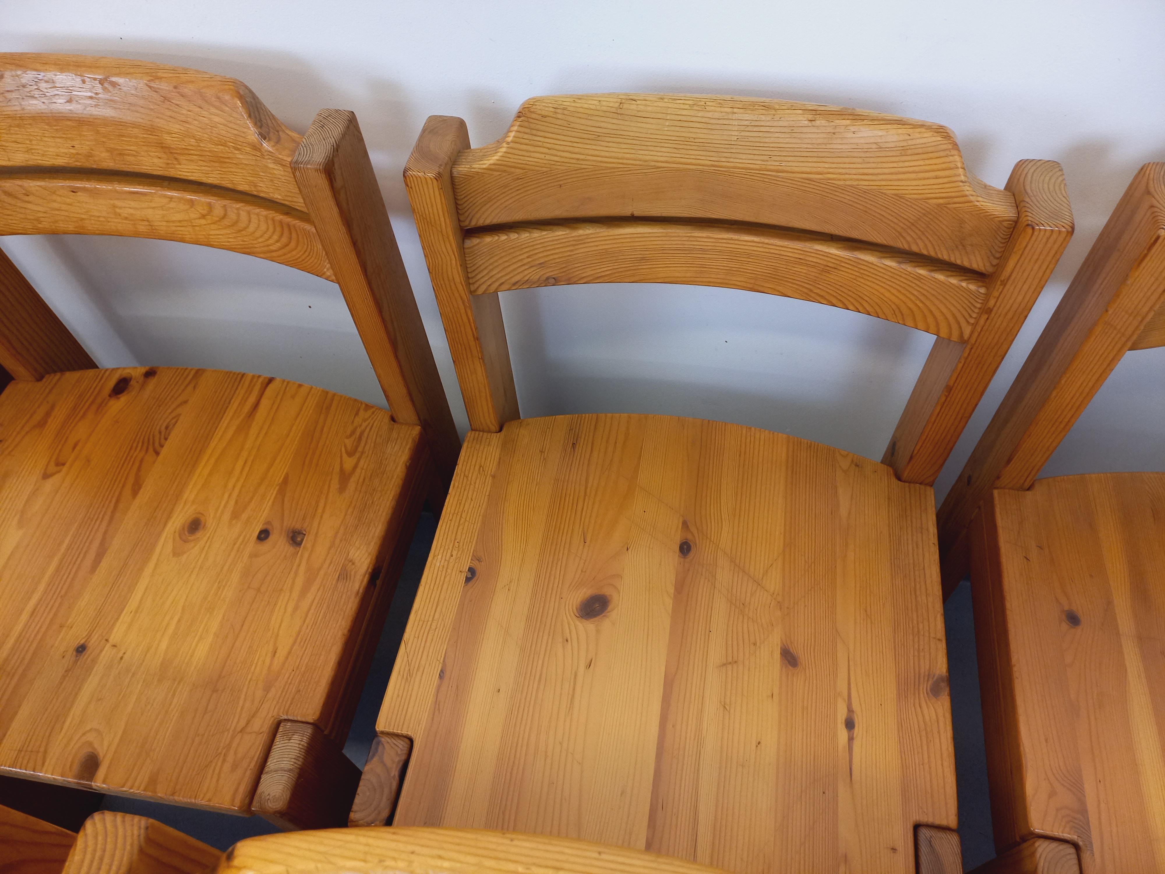 Suite de 8 chaises scandinaves vintage Ilmari Tapiovaara pour Asko en pin en venta 11