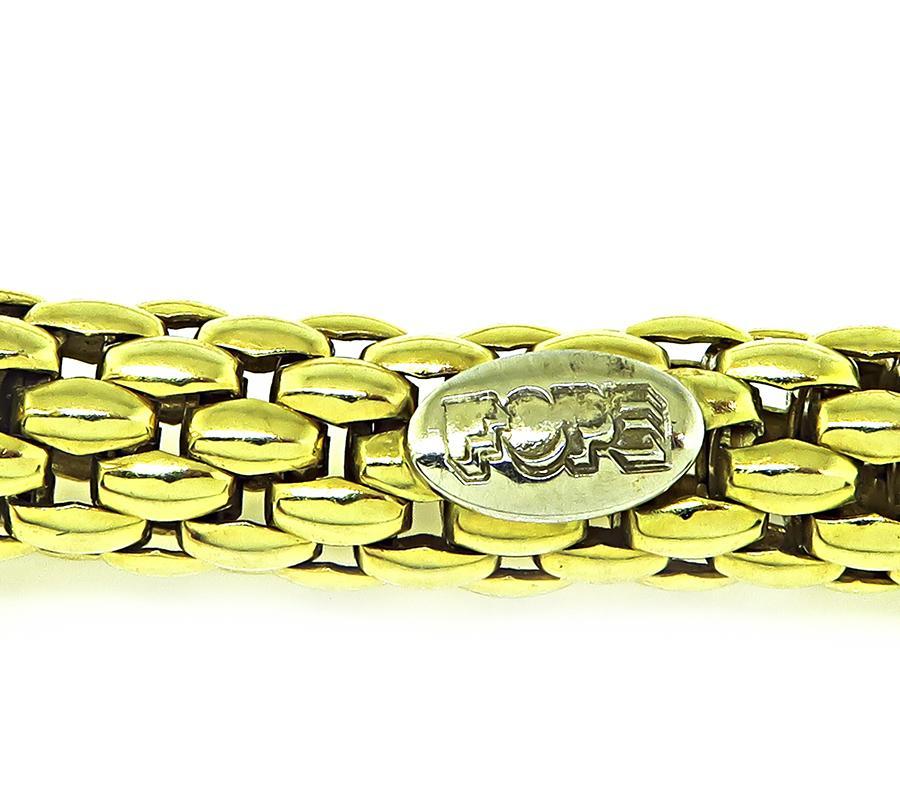 Suite of 3 Fope Gelb-, Rosa- und Weißgold-Armband Damen
