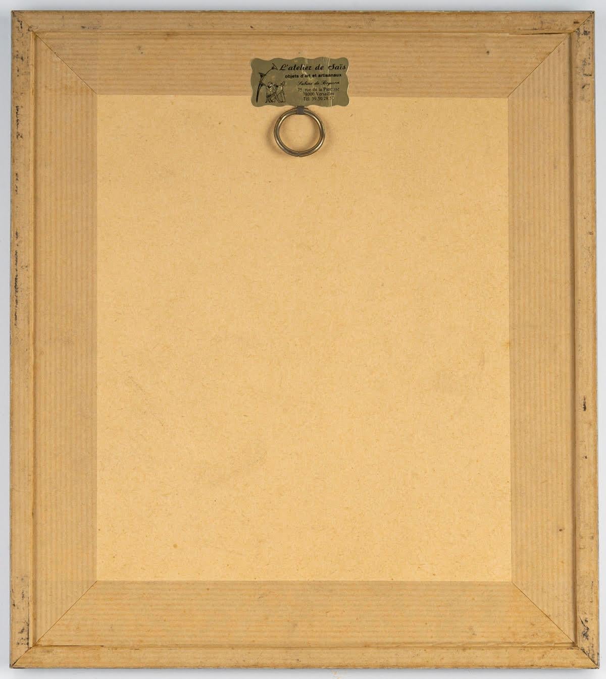 XX secolo Suite di 3 acquerelli, sottobicchiere, con cornice, circa 1990. in vendita