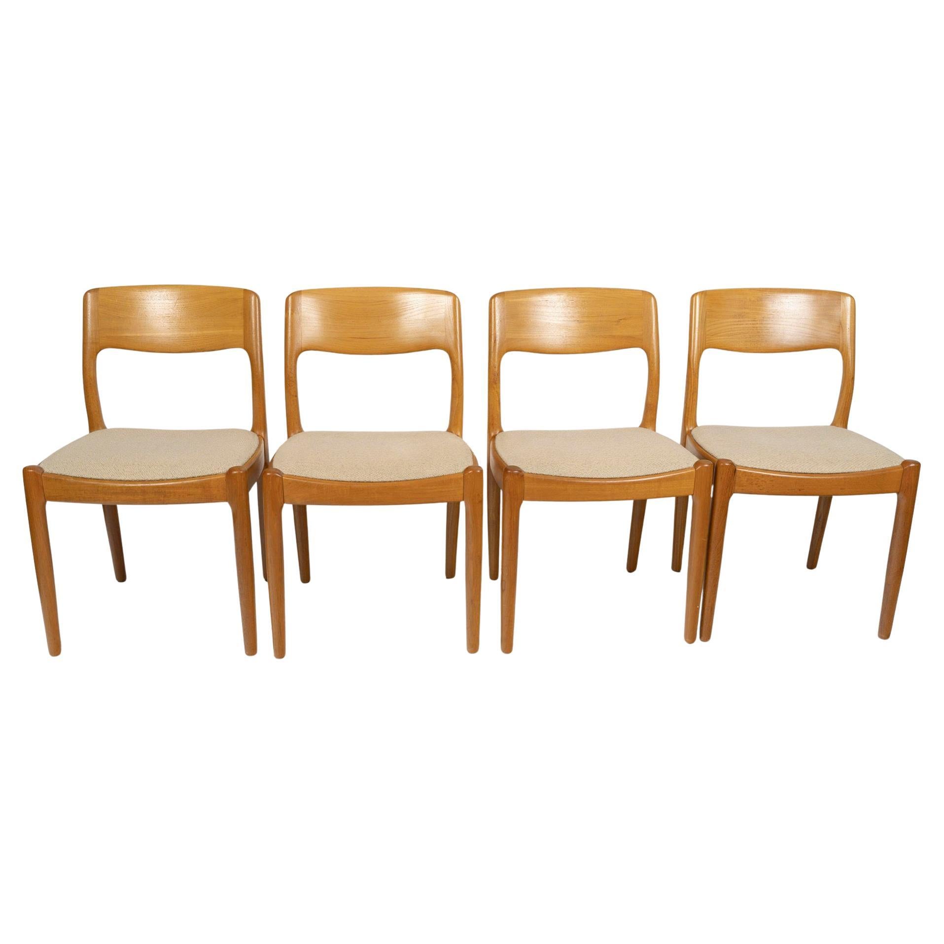 Suite of 4 Chairs by Juul Kristensen, circa 1960.