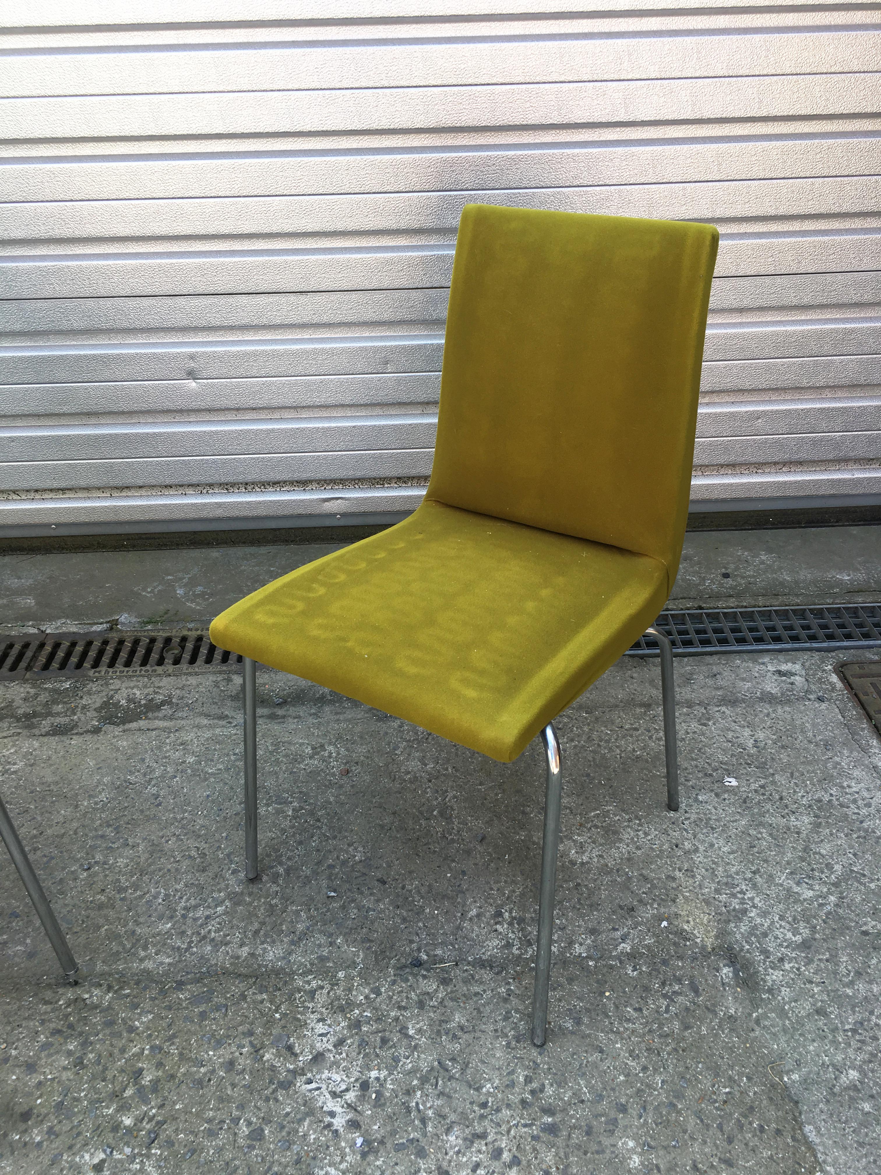 Mid-Century Modern Suite of 4 Chairs Paulin Style, Gipsen, circa 1960 For Sale