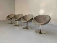 Suite of 4 Erik Jorgensen "Apollo" EJ 96 Chairs- In Mid-Grey Alcantara