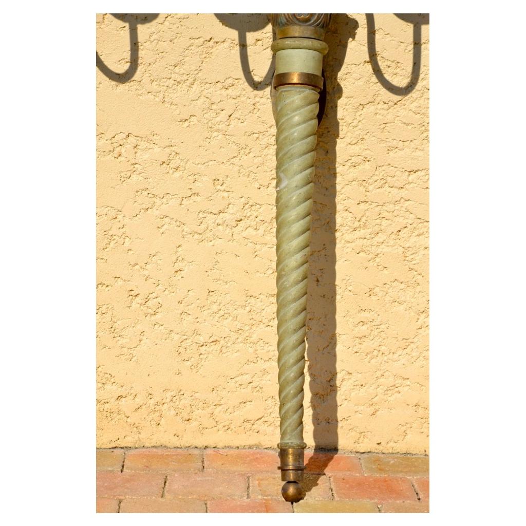 20ième siècle Suite de 4 grandes appliques / torchères, XXe siècle en vente