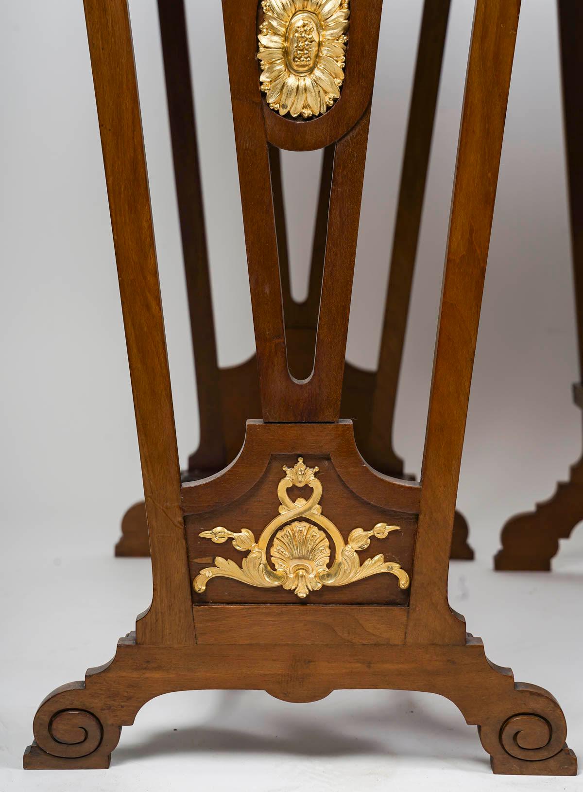 Suite of 4 Nesting Tables, 19th Century, Napoleon III Period. For Sale 1
