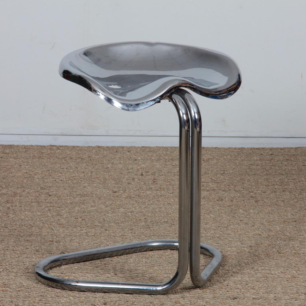 Suite de 4 tabourets par Rodney Kinsman pour Bieffeplast, 1970 Bon état - En vente à MONTESSON, FR