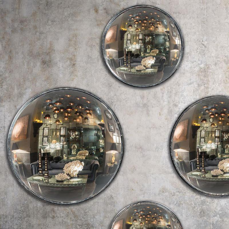 Modern Suite of 4 Witches Mirrors of 4 Different Sizes, 20th Century.