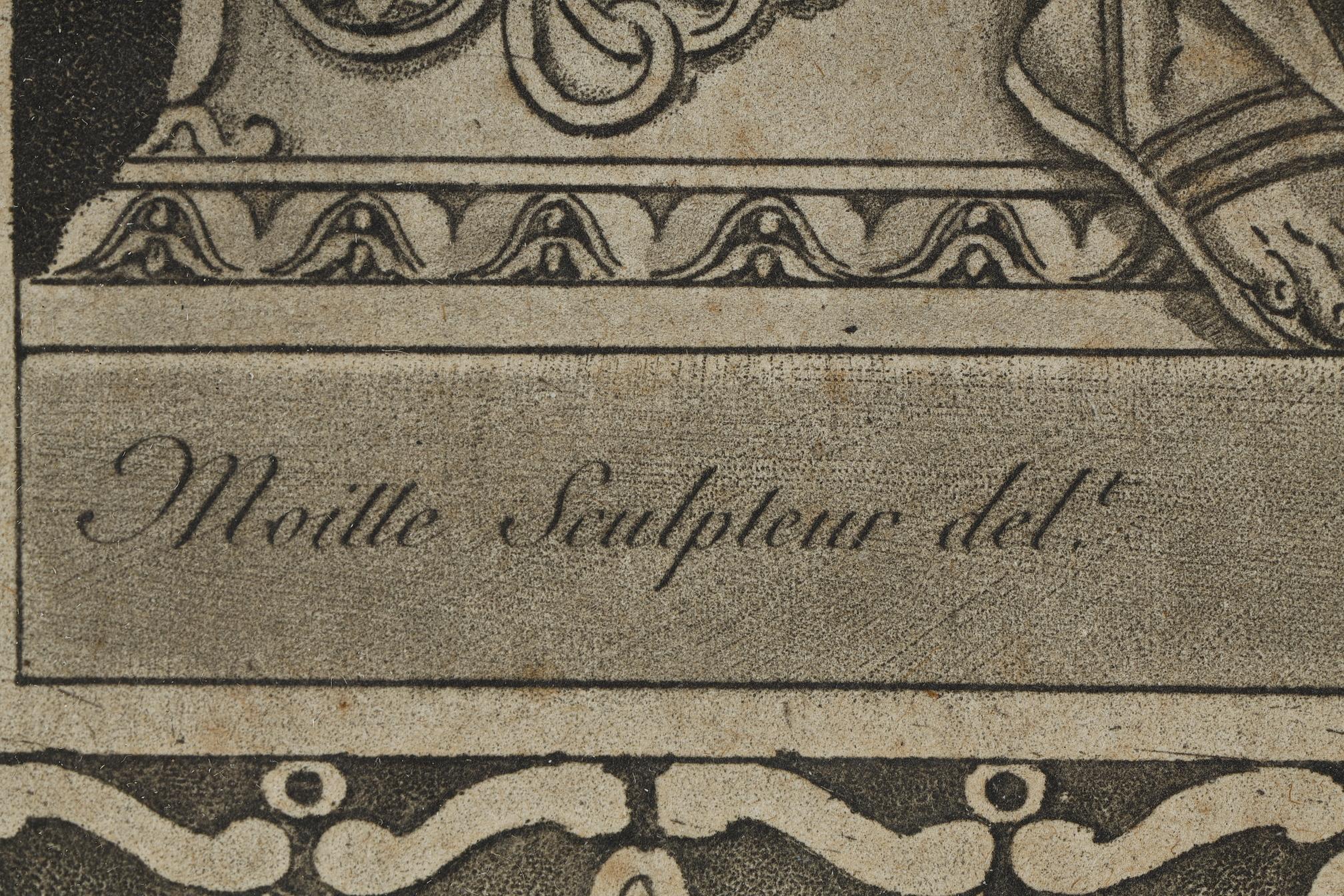 Suite de 5 gravures de scènes anciennes d'après Moitte de Janinet en vente 11